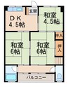 サンセール柳野 3DKの間取り