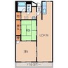 プレゼンス西浜 2LDKの間取り