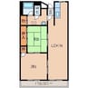 プレゼンス西浜 2LDKの間取り