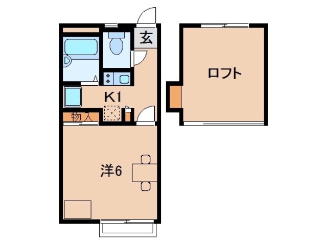 間取り図 小雑賀マンション