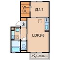 Ｄ－ｒｏｏｍ毛見の間取図