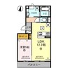 Meliflua西浜 1LDKの間取り