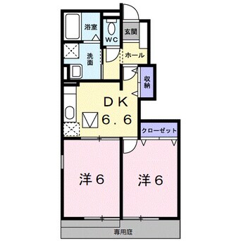 間取図 きのくに線・紀勢本線/黒江駅 徒歩34分 1階 築20年