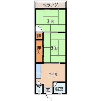 間取図 紀三井寺マンション