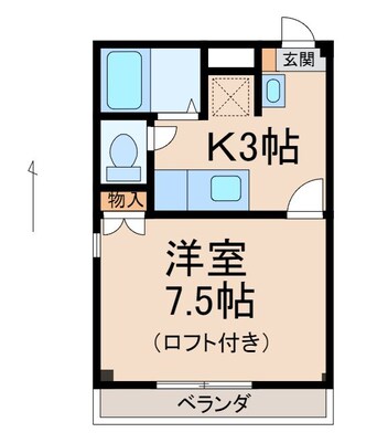 間取図 マンションニューハマⅢ Ｂ棟