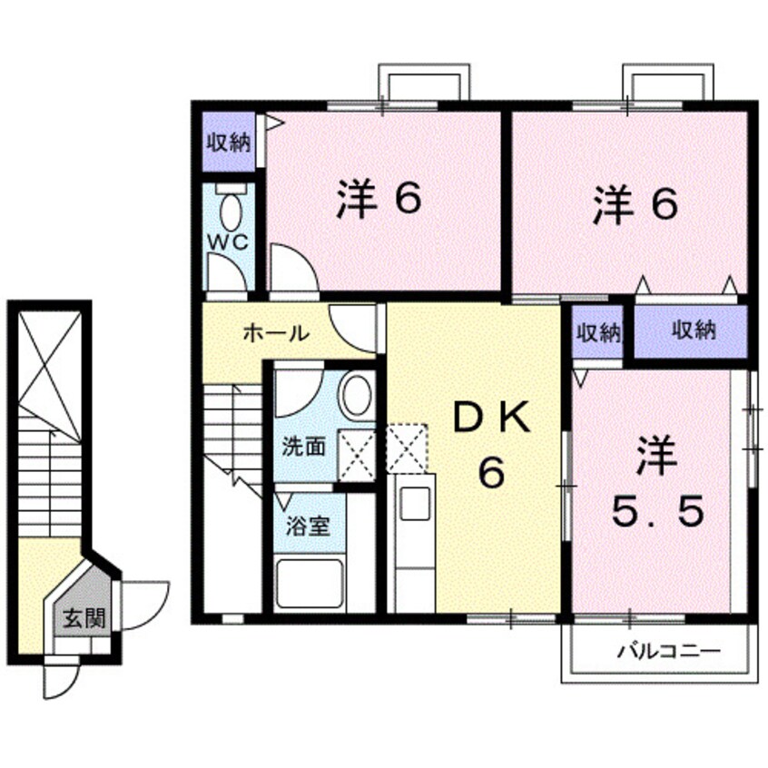 間取図 ジョイリバー