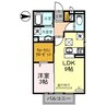 D-room西小二里Ⅱ 1LDKの間取り