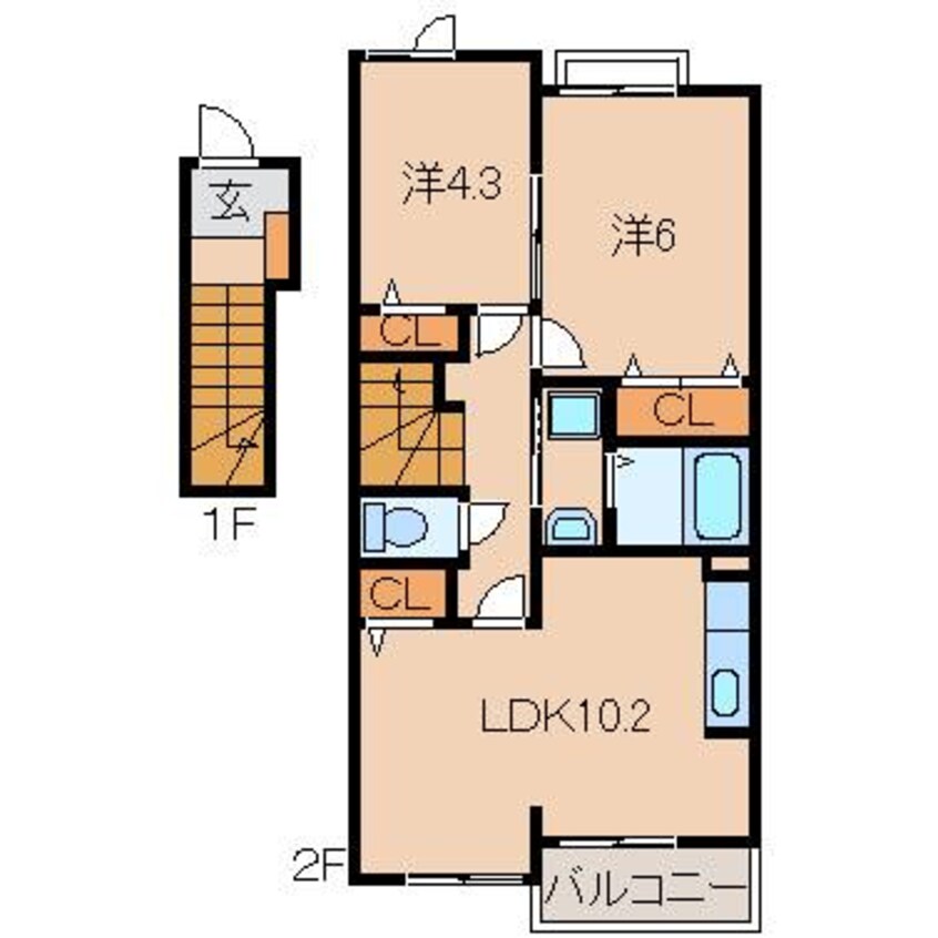 間取図 シャン・ノールⅩⅡ