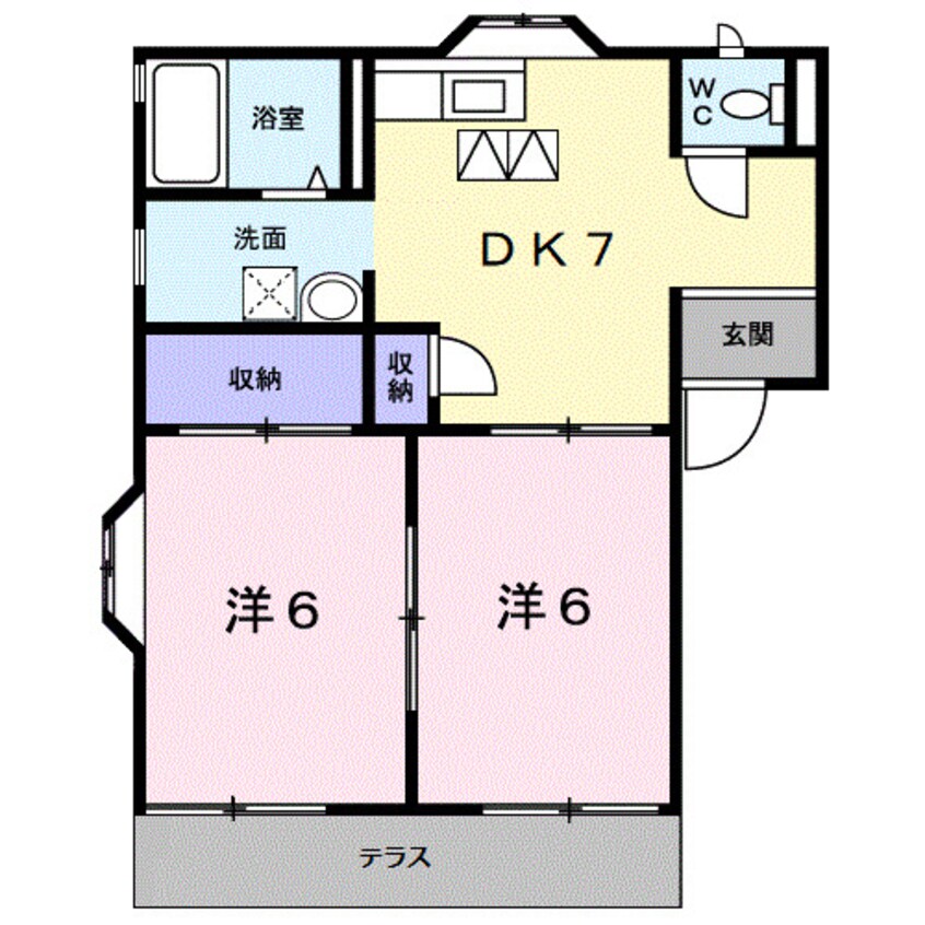 間取図 ラベニュー西中