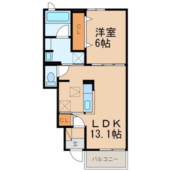 間取図 シャン・ノールⅩⅦ