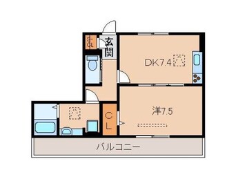 間取図 南海本線/紀ノ川駅 徒歩21分 1階 築7年