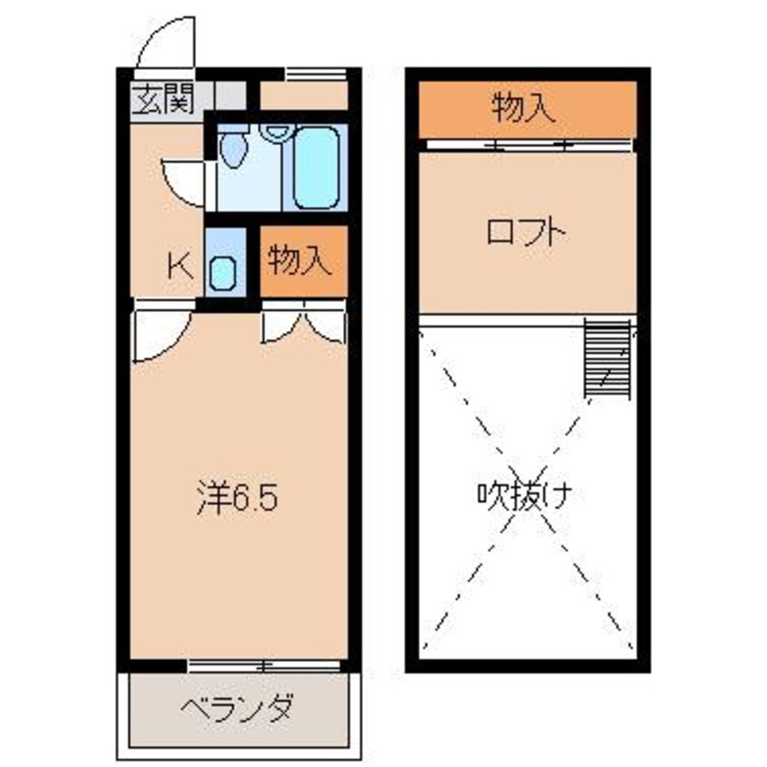 間取図 ヨーロピアン六十谷