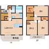 D-room Ｎ．中之島 3LDKの間取り