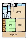 木もれ日館 2LDKの間取り