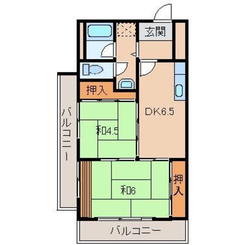 間取図 西村グリーンハイツ