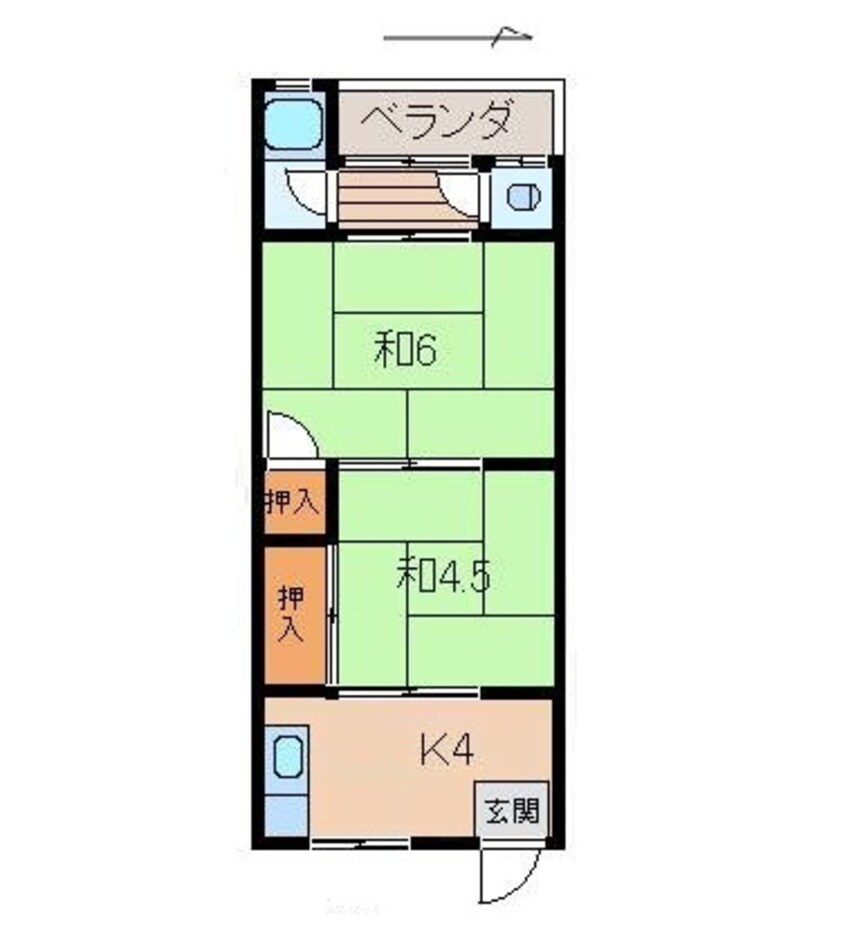 間取図 加茂マンション