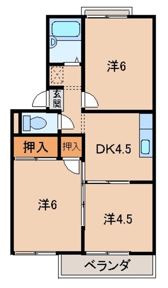 間取図 プレジール楠見