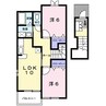 ミニョンパンセⅡ 2LDKの間取り
