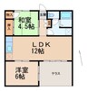 Ｋアパルトマン 2LDKの間取り