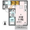 D-room塩屋 1Rの間取り