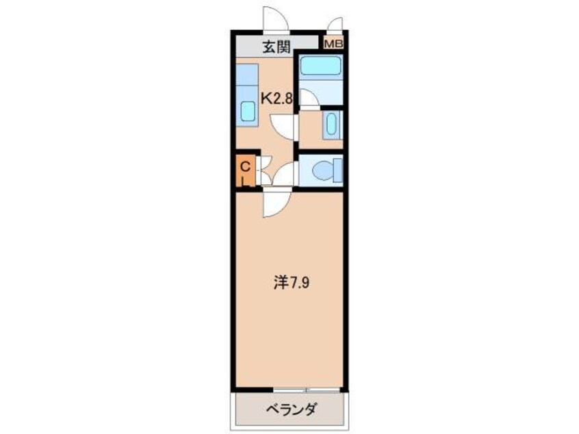 間取図 エタニティコートⅡ番館