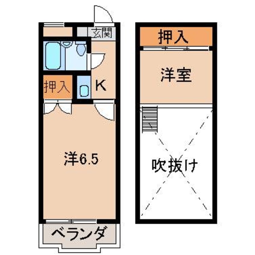 間取図 ヨーロピアン六十谷