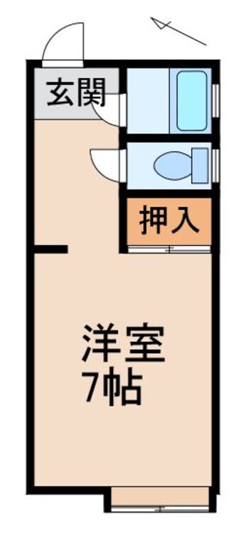 間取図 ラビタシオン永井