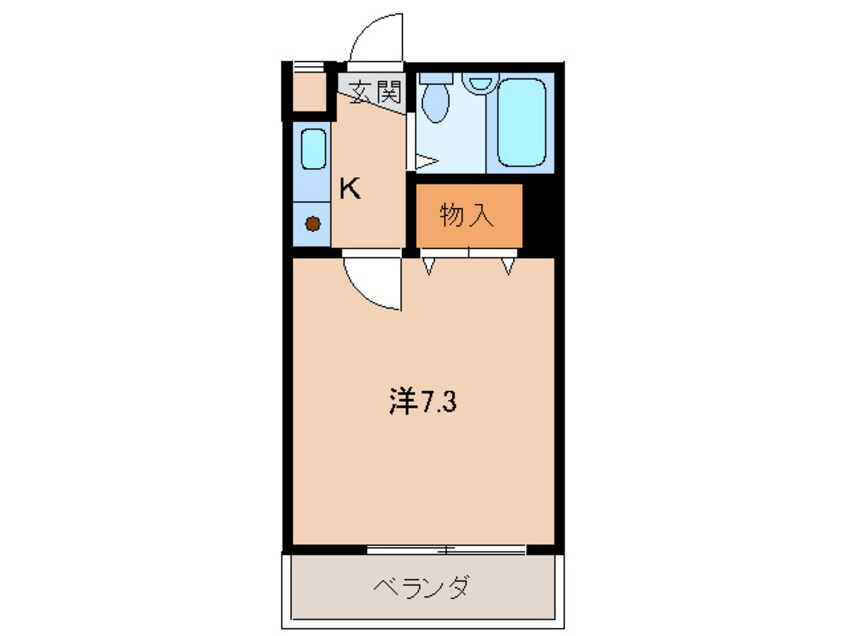 間取図 マスターズ・エル延時１６