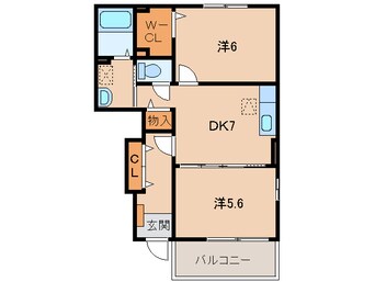 間取図 フォレスタ・高松Ⅱ