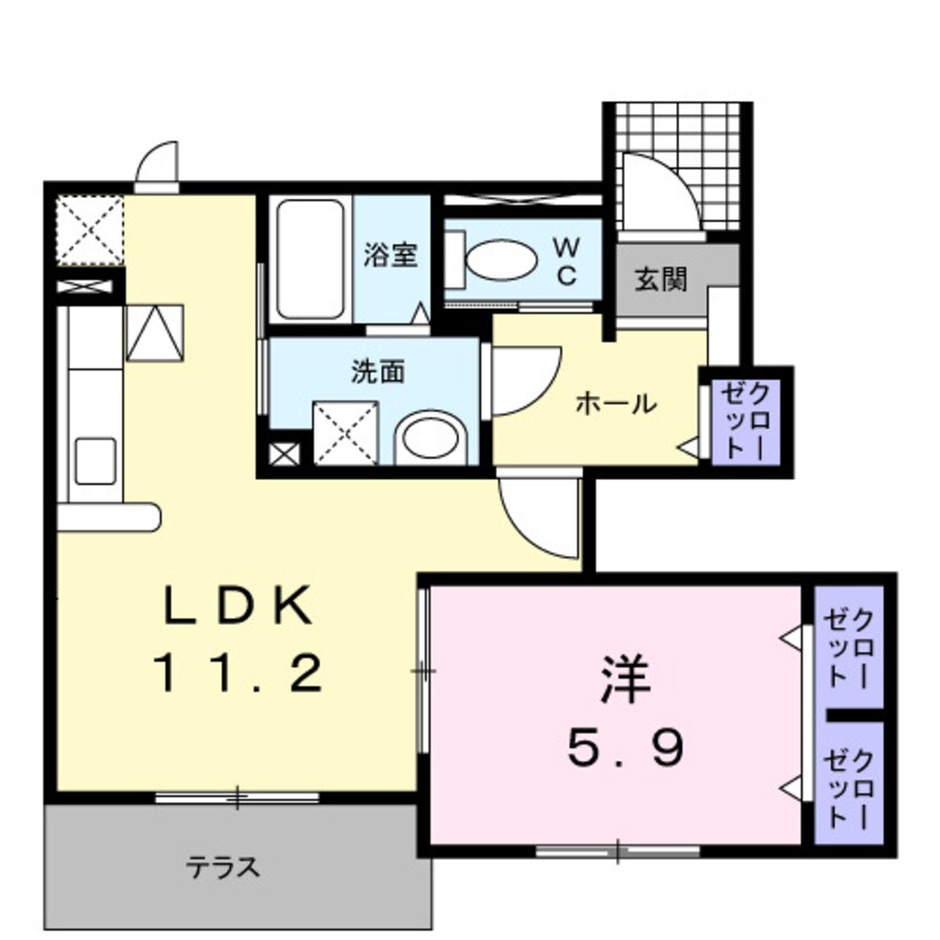 間取図 ブランシュールⅠ