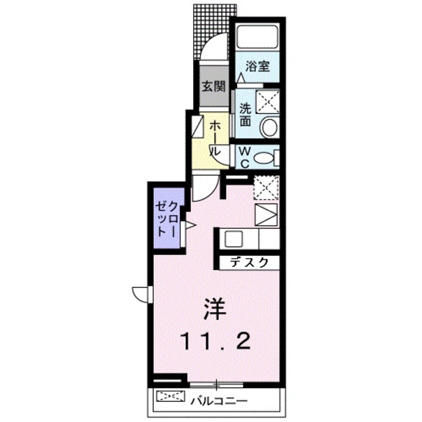 間取図 南海加太線/中松江駅 徒歩7分 1階 築10年