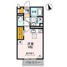クレール出島 1Rの間取り
