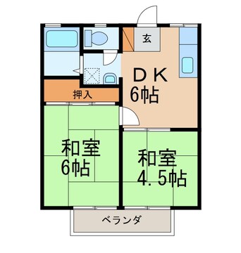 間取図 川畑ハイツ