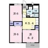 ロマネ・コンティⅡ 3Kの間取り