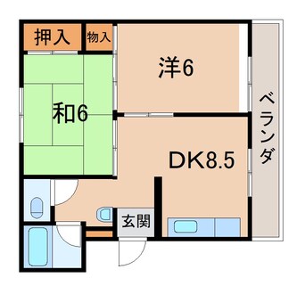 間取図 ハイツ南風