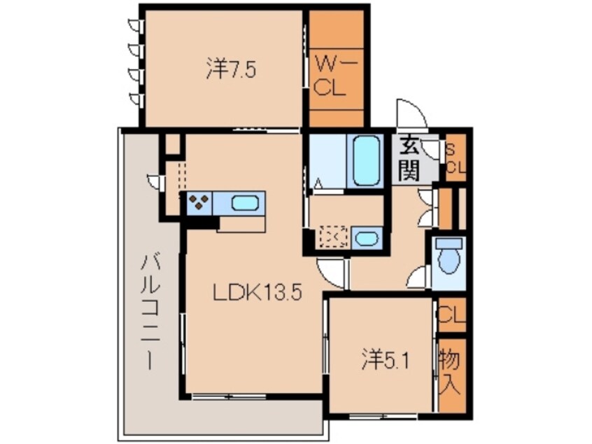 間取図 ベレオけやき