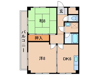 間取図 ファミール六十谷