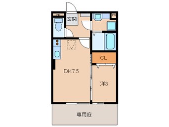 間取図 南海加太線/中松江駅 徒歩10分 1階 築19年