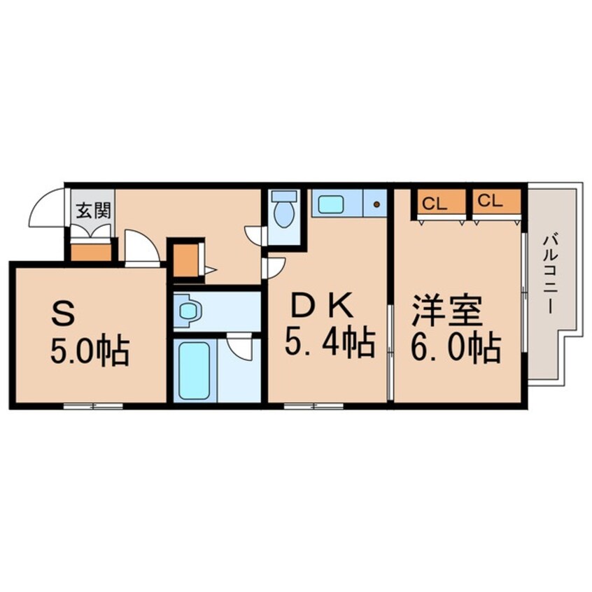 間取図 シャルマンフジ中之島弐番館