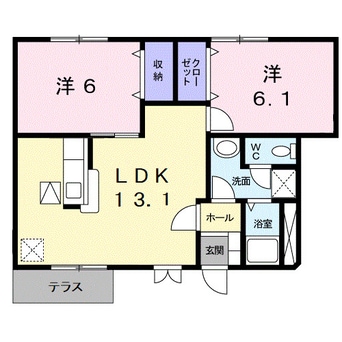 間取図 メゾン・プラティーク