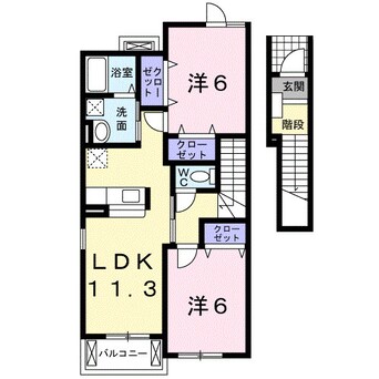 間取図 メゾン・ド・シャルーレⅡ