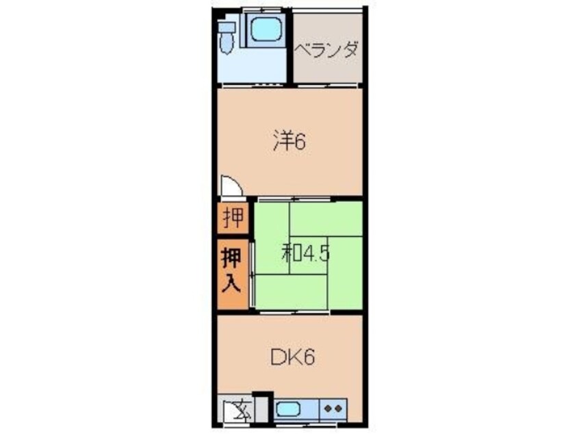 間取図 西岡アパートⅡ