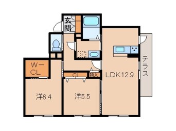間取図 シャーメゾン彩花