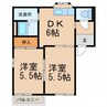 阪和線・羽衣線/六十谷駅 徒歩10分 2階 築38年 2DKの間取り