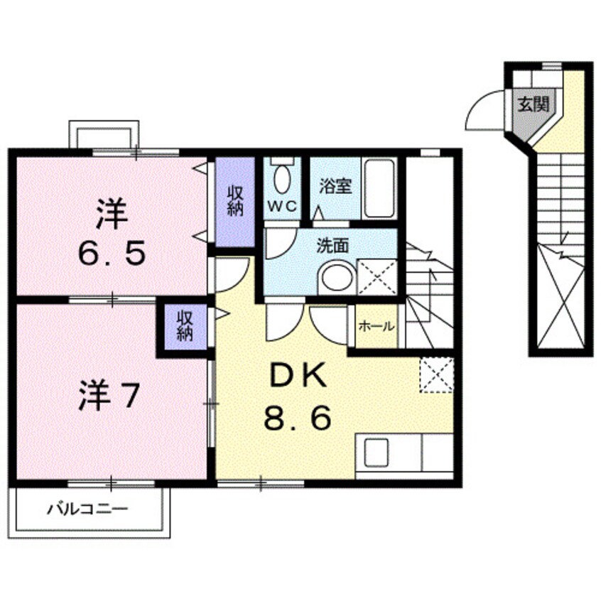 間取図 サン・ガーデン