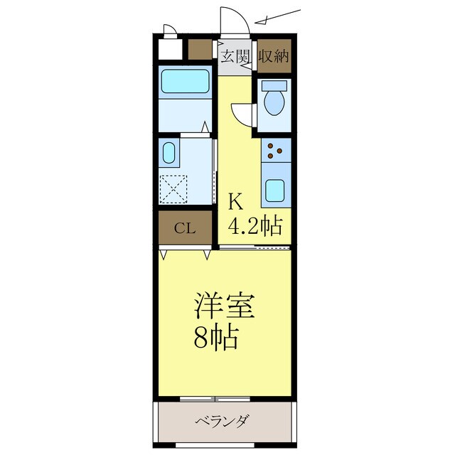 間取り図 クラウンハイツ次郎丸