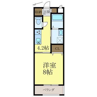 間取図 クラウンハイツ次郎丸