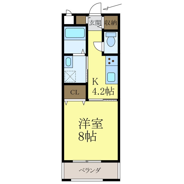 間取り図 クラウンハイツ次郎丸
