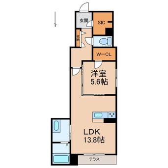 間取図 シャーメゾン黒田