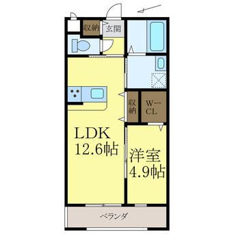 間取図 クラウンハイツ次郎丸